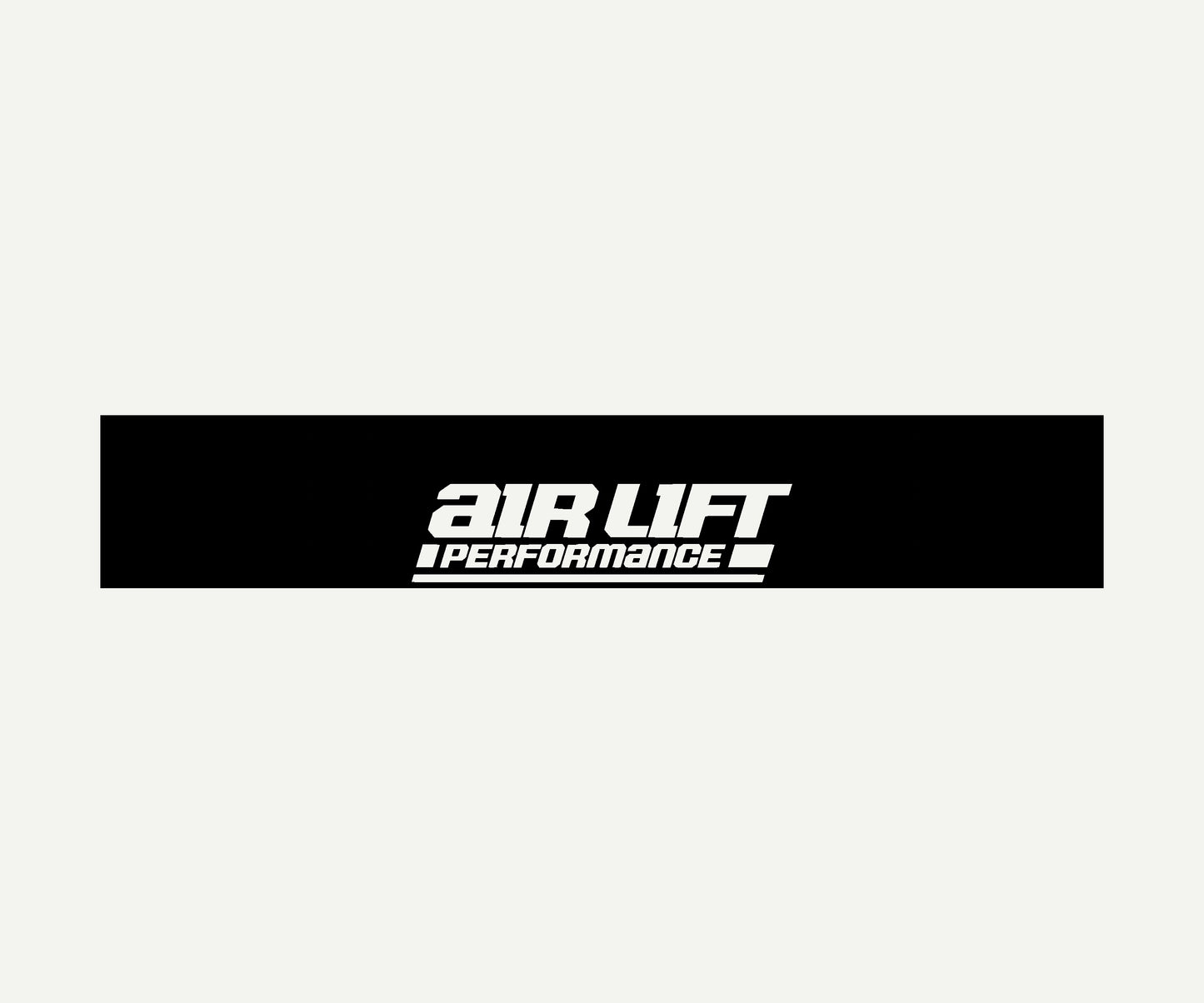 Airlift Performance reverse cut vinyl windshield banner 60x10 universal fit