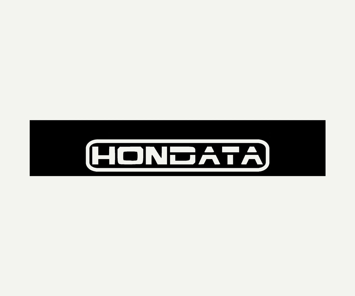 hondata reverse cut vinyl windshield banner 60x10 universal fit