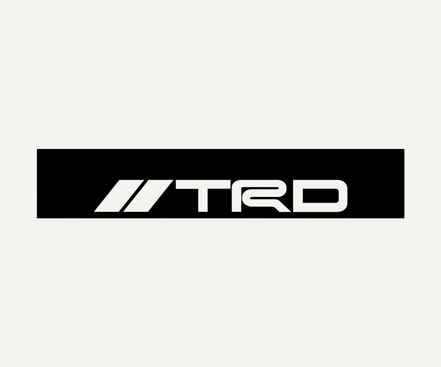trd banner reverse cut vinyl windshield banner 60x10 universal fit