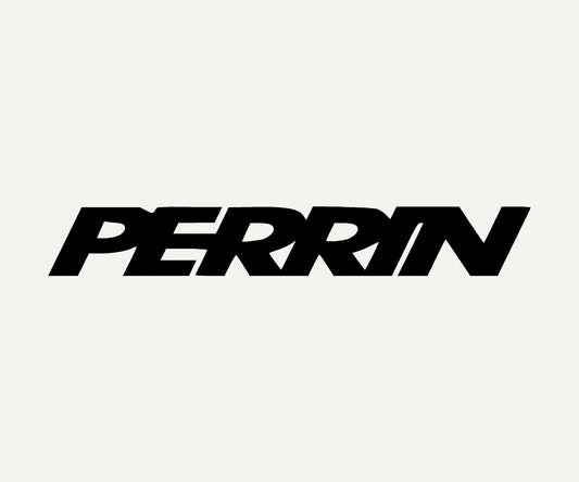 perrin die cut vinyl car decal on rear window