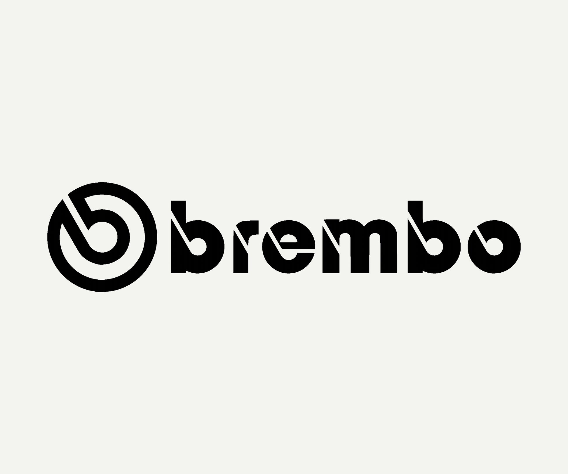 brembo brakes die cut vinyl car decal on rear window