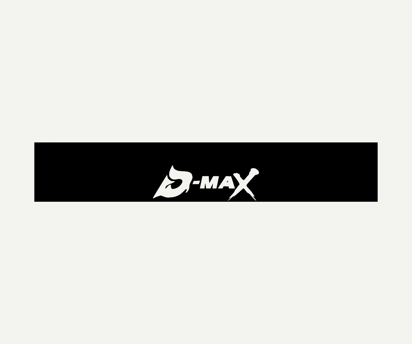 D-MAX Reverse-Cut Windshield Banner universal fit