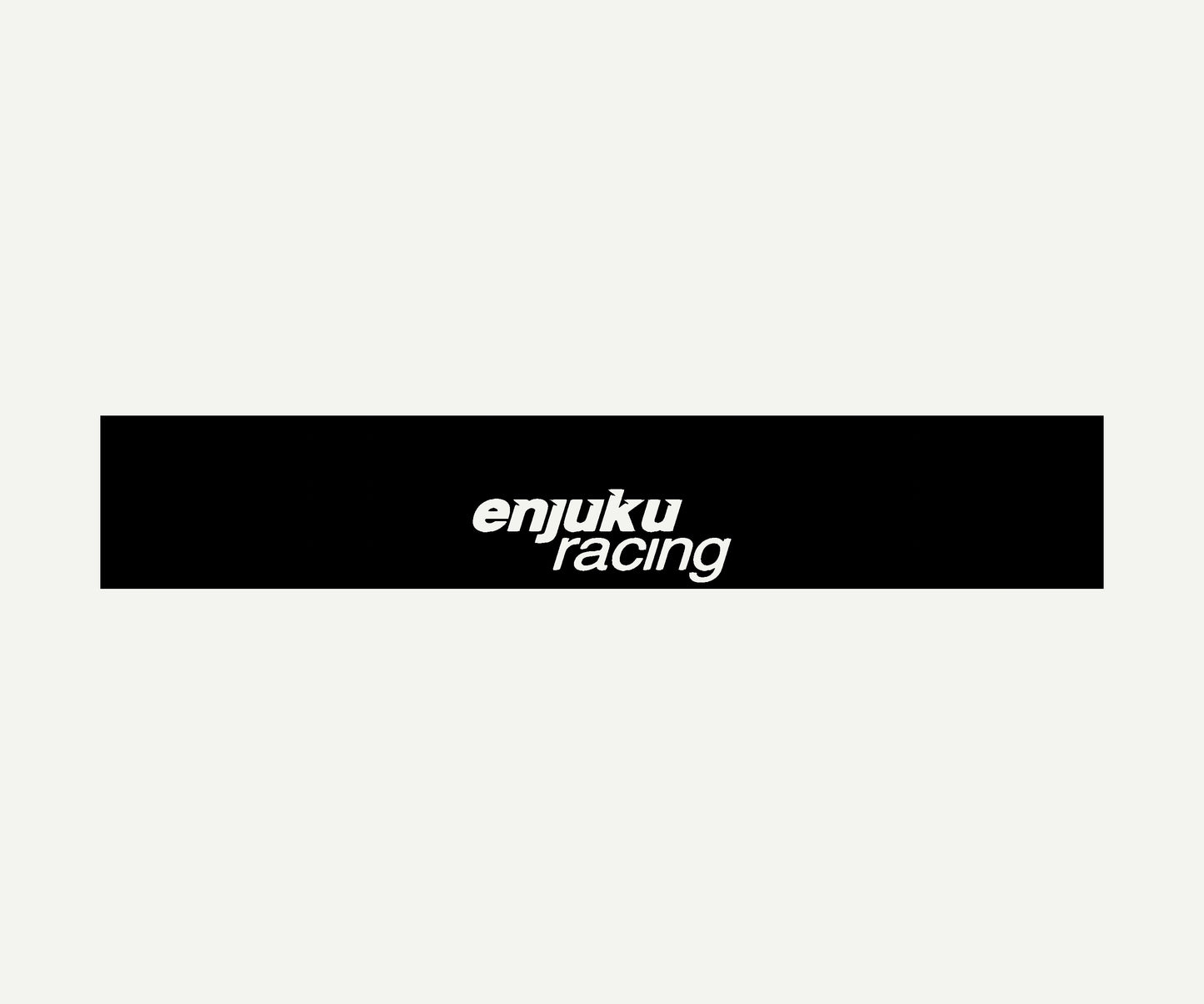 enjuku reverse cut vinyl windshield banner 60x10 universal fit
