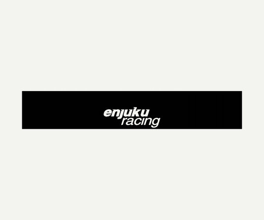 enjuku reverse cut vinyl windshield banner 60x10 universal fit
