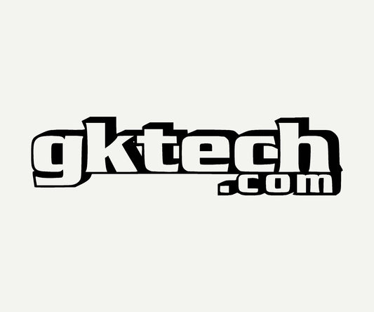 gktech die cut vinyl car decal on rear window