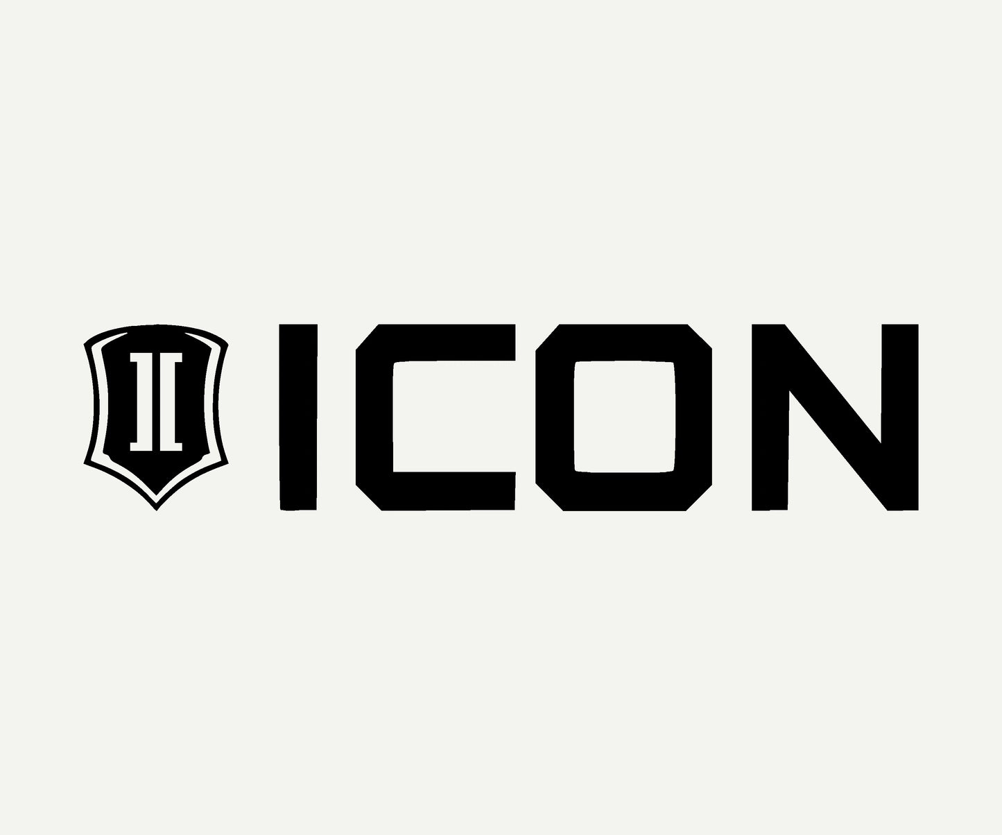 icon die cut vinyl car decal on rear window