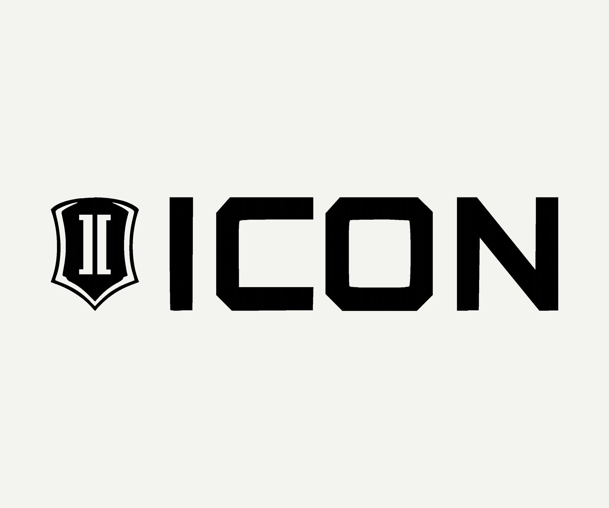 icon die cut vinyl car decal on rear window