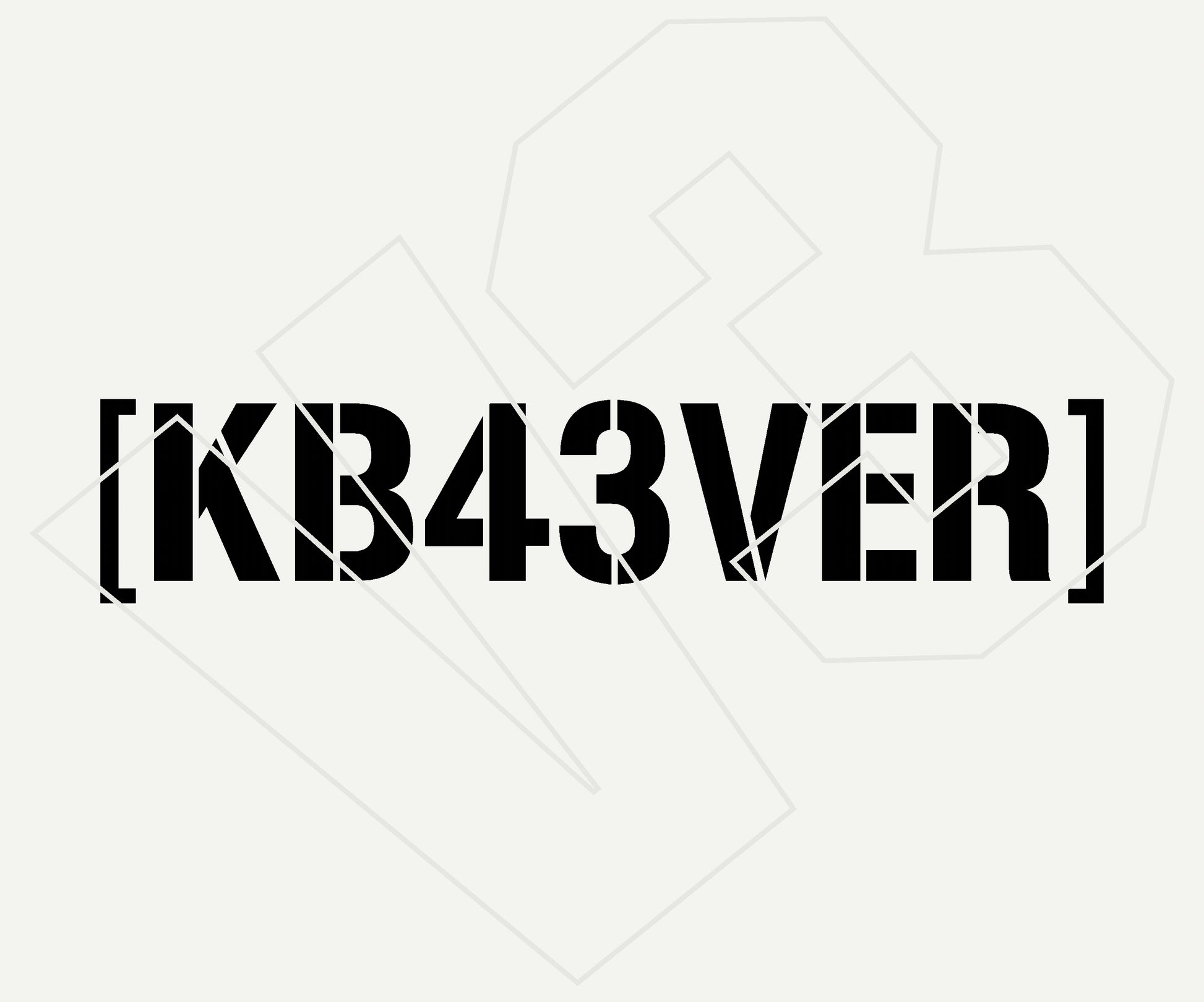 kb43ver Vinyl Decal – Die Cut Car & Truck Window Sticker