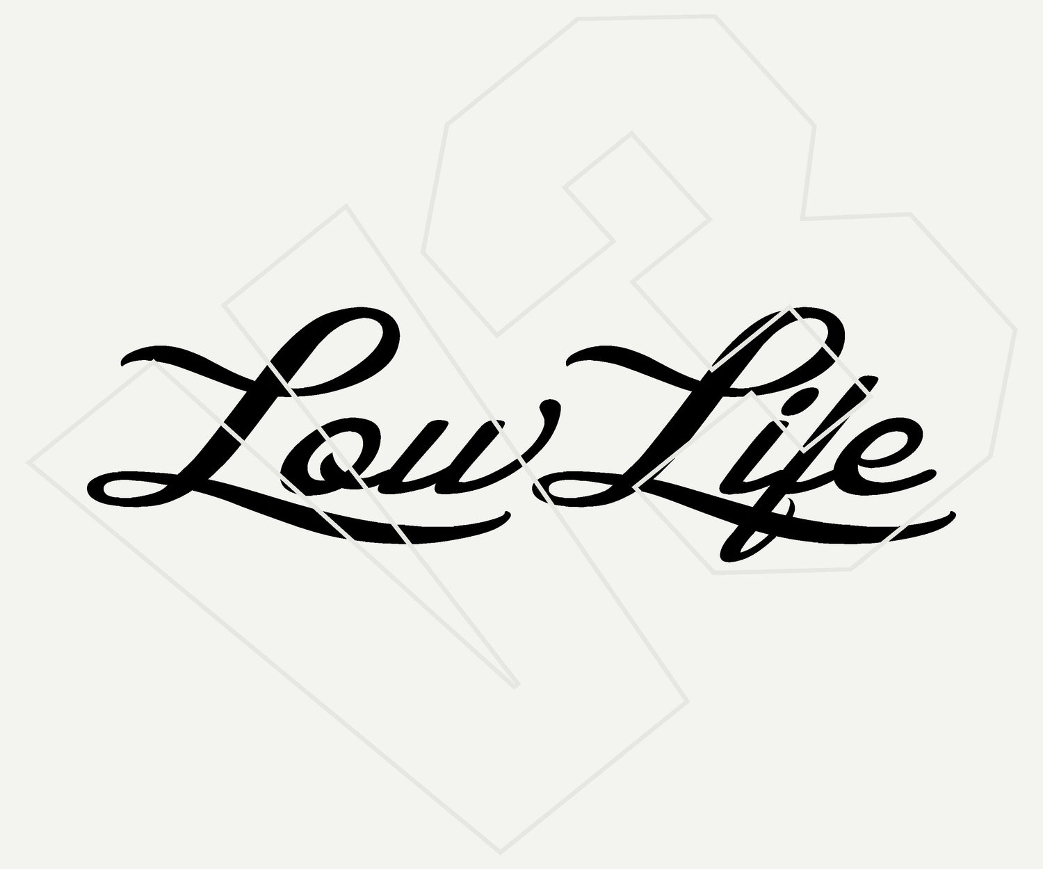 Low Life Vinyl Decal – Die Cut Car & Truck Window Sticker