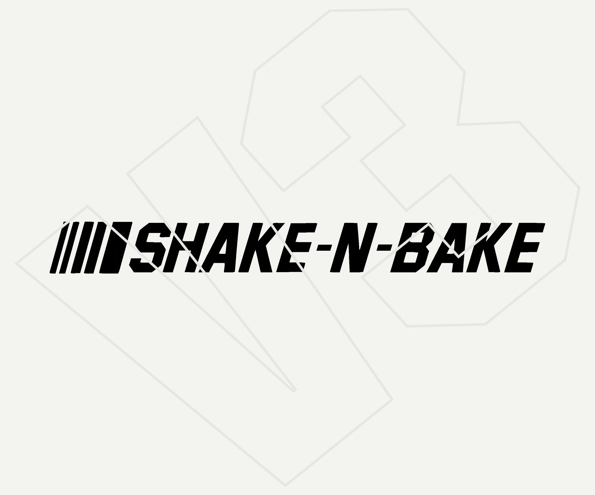 Shake N Bake Vinyl Decal – Die Cut Car & Truck Window Sticker