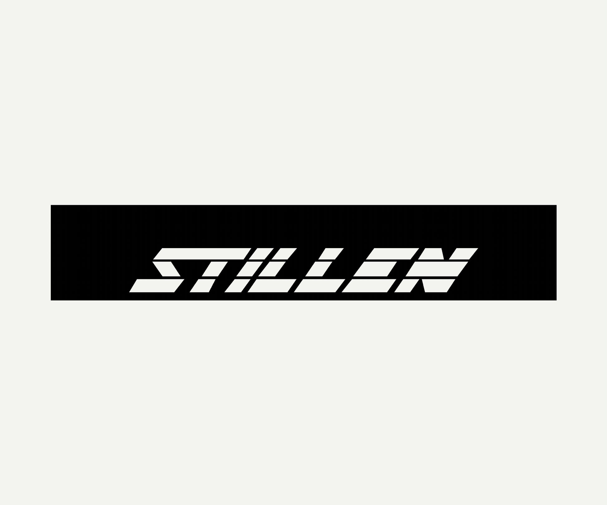 stillen  reverse cut vinyl windshield banner 60x10 universal fit
