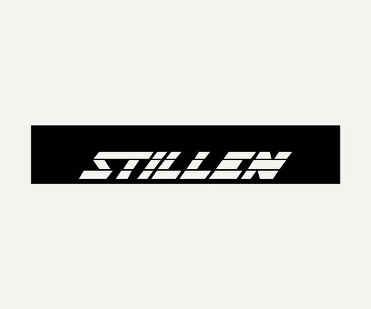 stillen  reverse cut vinyl windshield banner 60x10 universal fit
