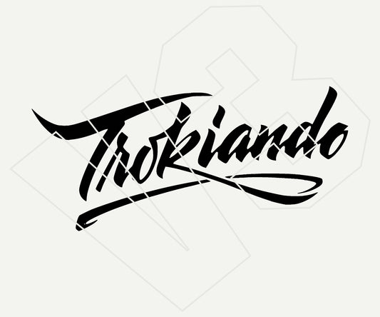 trokiando Vinyl Decal – Die Cut Car & Truck Window Sticker