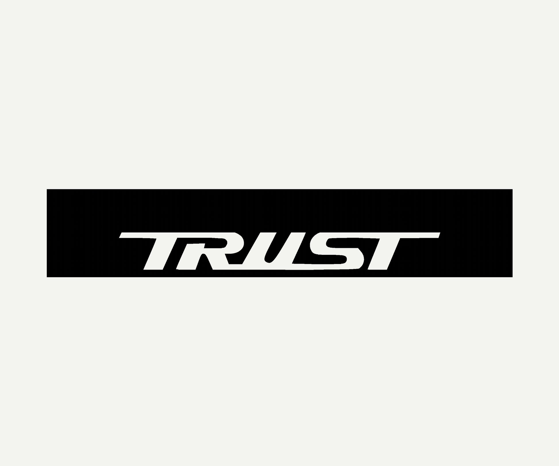 trust  reverse cut vinyl windshield banner 60x10 universal fit
