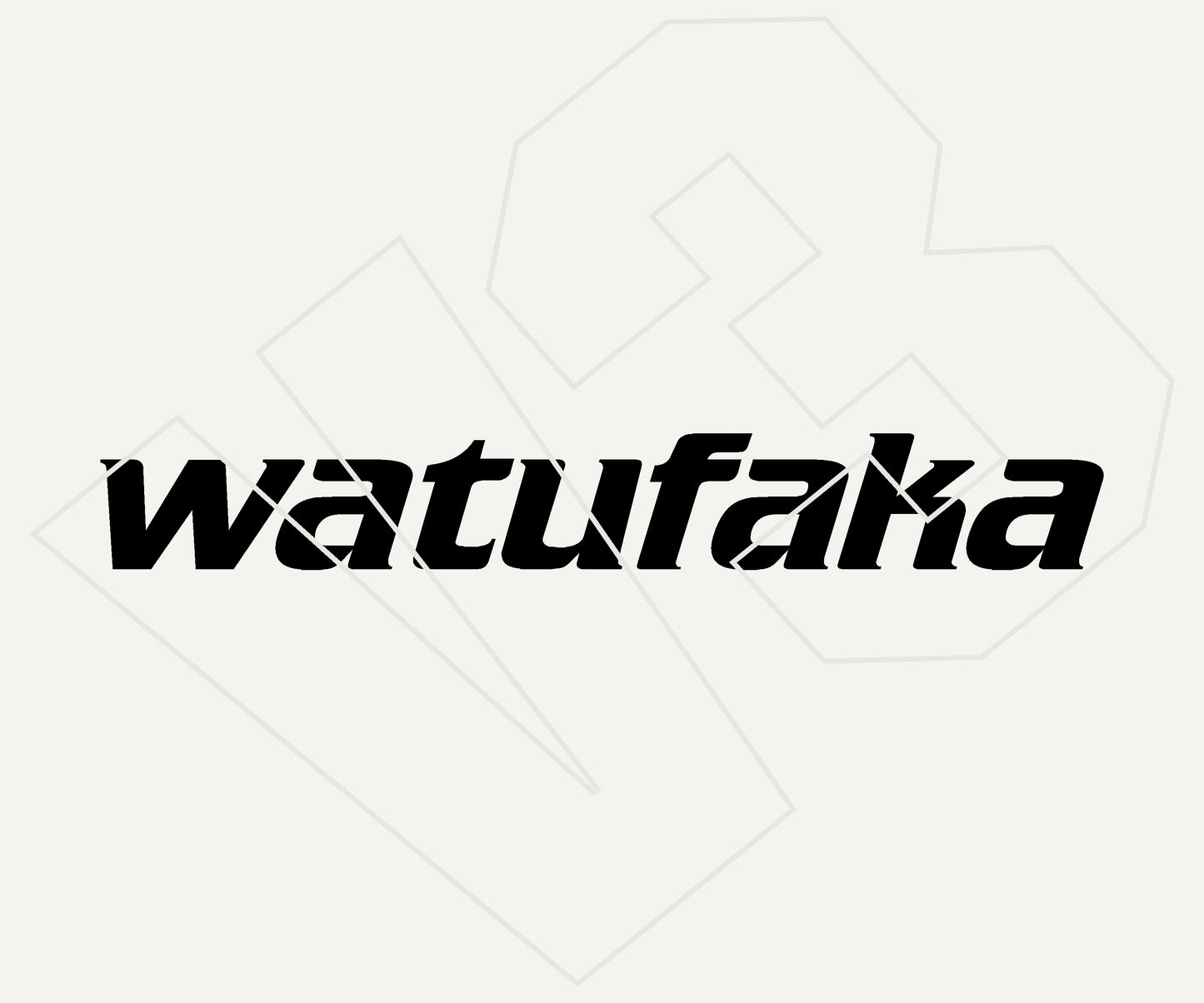 watufaka Vinyl Decal – Die Cut Car & Truck Window Sticker